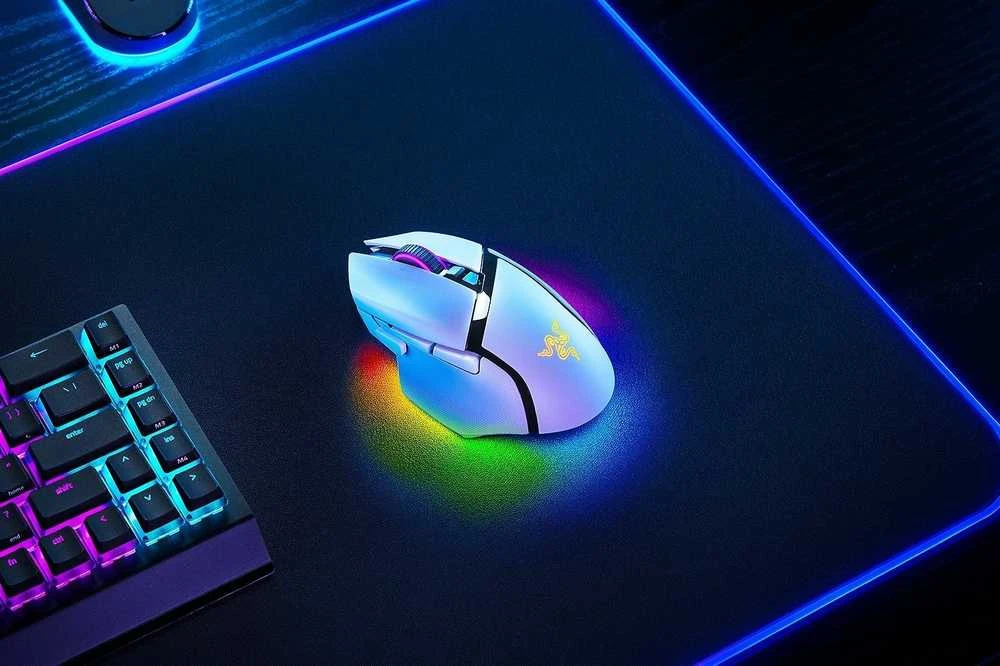Razer | Pelė žaidimams | Basilisk V3 Pro 35K | Optinė pelė | Wireless | Baltas | Yes