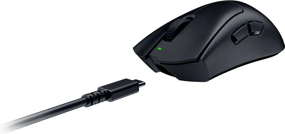 Razer DeathAdder V3 HyperSpeed | Pelė žaidimams | Wireless/su laidu | USB / 2.4 GHz | Juodas