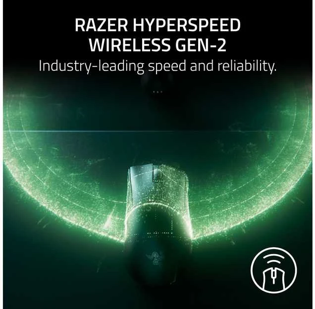 Pelė Myszka žaidimams Razer DeathAdder V4 belaidė 45000 dpi optinė juoda