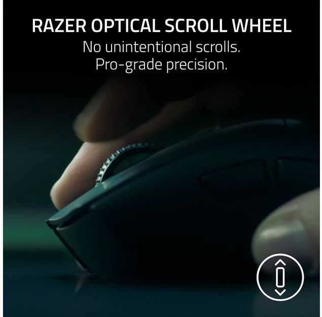 Pelė Myszka žaidimams Razer DeathAdder V4 belaidė 45000 dpi optinė juoda