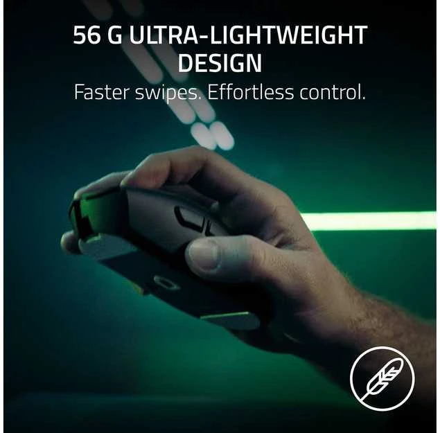 Pelė Myszka žaidimams Razer DeathAdder V4 belaidė 45000 dpi optinė juoda