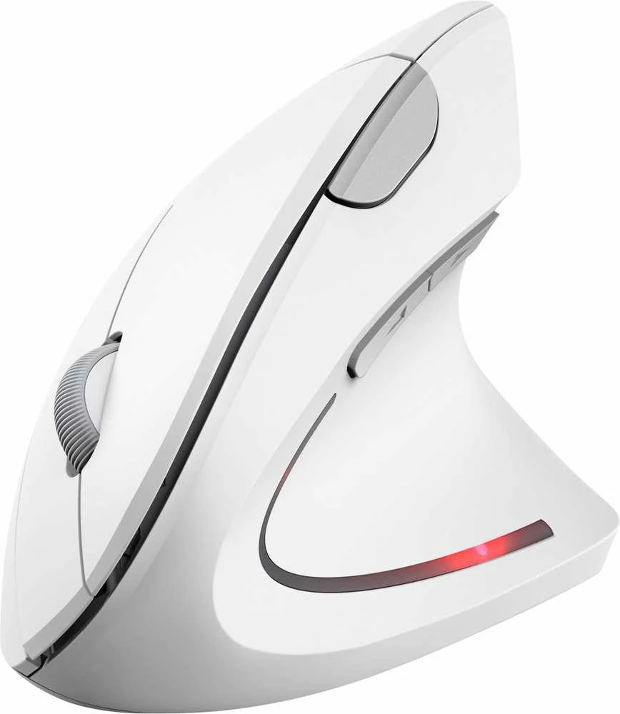 Trust Verto Vertical Ergonomic belaidė pelė baltas (25132)