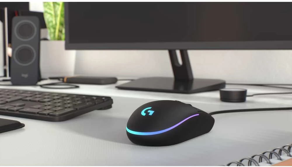Žaidimų pelė Logitech G203 Lightsync RGB, Juodos spalvos