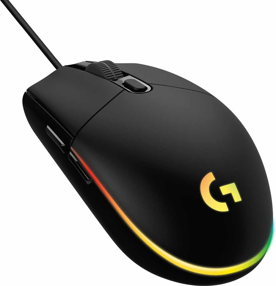 Žaidimų pelė Logitech G203 Lightsync RGB, Juodos spalvos