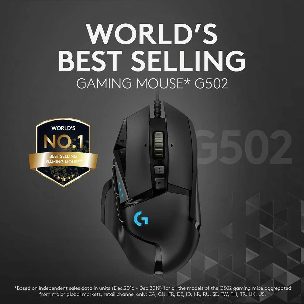 Pelė žaidimams Logitech G502 HERO