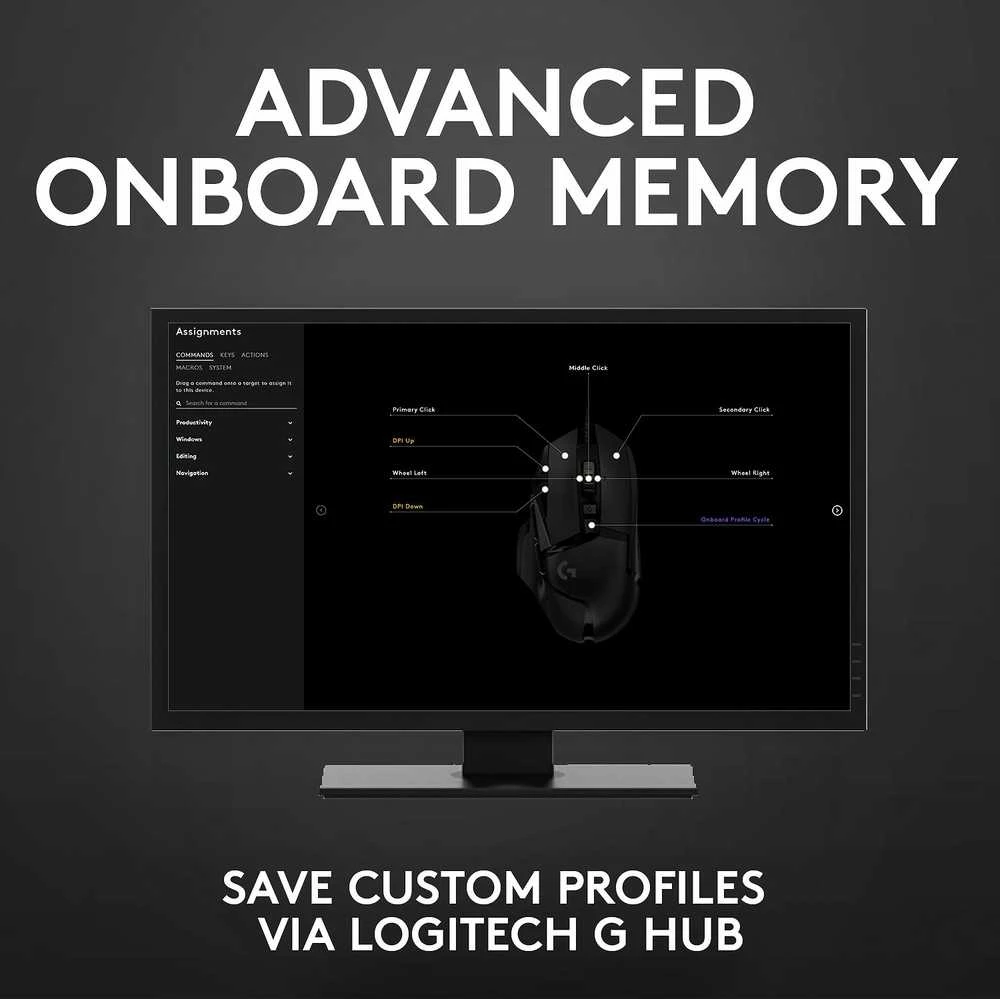 Pelė žaidimams Logitech G502 HERO