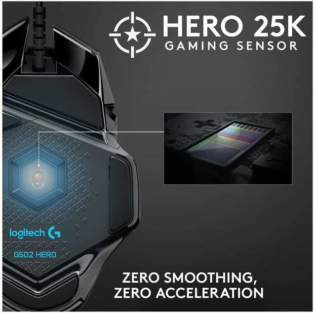 Pelė žaidimams Logitech G502 HERO
