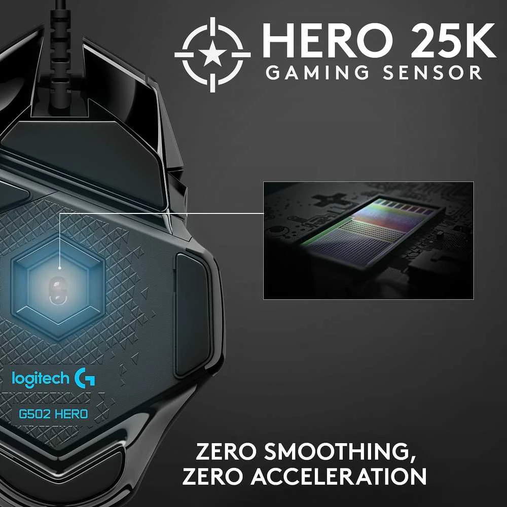 Pelė žaidimams Logitech G502 HERO