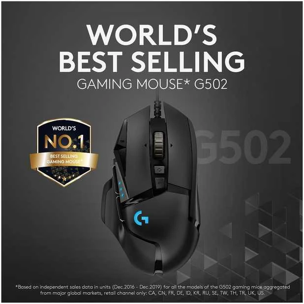 Pelė žaidimams Logitech G502 HERO