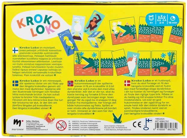 Peliko Kroko Loko Muistipeli