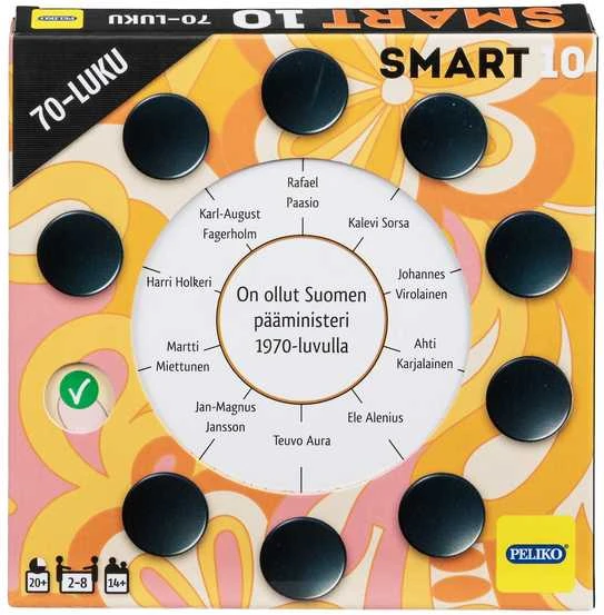 Peliko Smart10 -lisäkysymykset, 70-luku