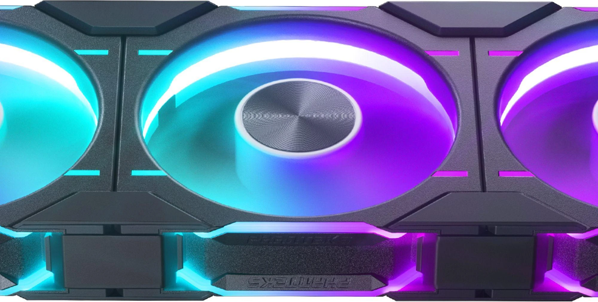 PHANTEKS D30 PWM reguliarus oro srautas D-RGB - 120mm, juoda