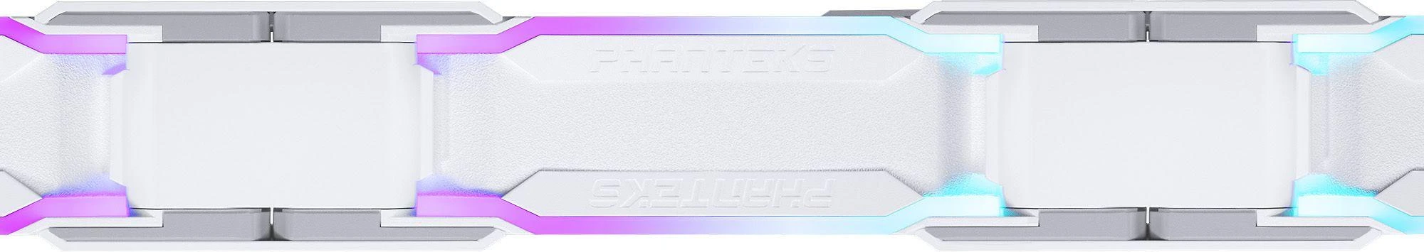 PHANTEKS D30 PWM Regular Airflow D-RGB fan – 120mm, baltos spalvos