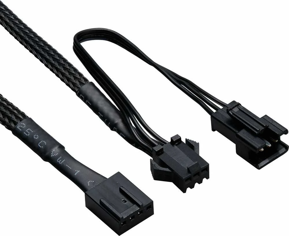 PHANTEKS D30 PWM Reverse Airflow D-RGB, 3-pack - 120mm, juoda