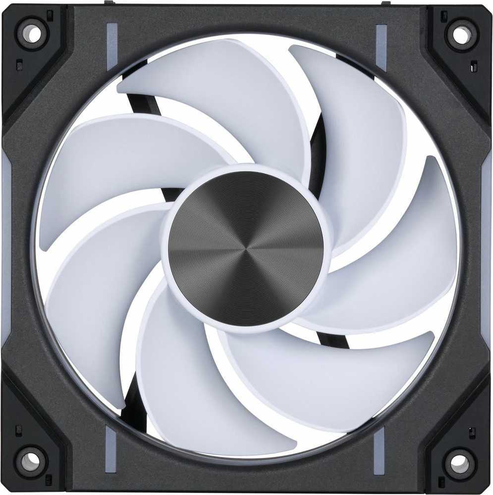 PHANTEKS D30 PWM Reverse Airflow D-RGB, 3-pack - 120mm, juoda