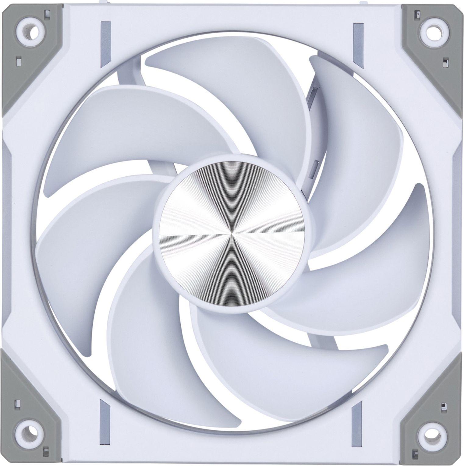 PHANTEKS D30 PWM atvirkštinis oro srautas D-RGB, 3 pakuotės - 120 mm, balta
