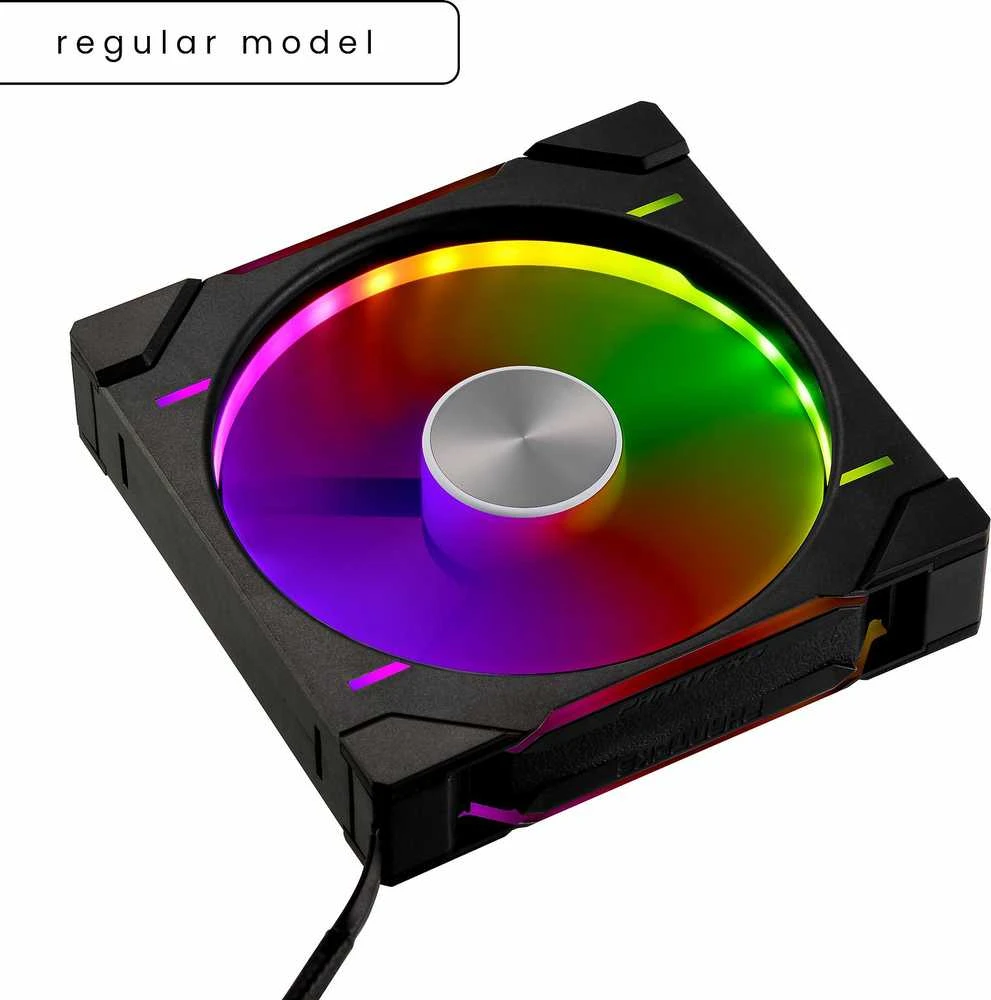 Phanteks D30 PWM Regular Airflow, D-RGB korpuso ventiliatorius, 3-pack – 140mm, juodos spalvos