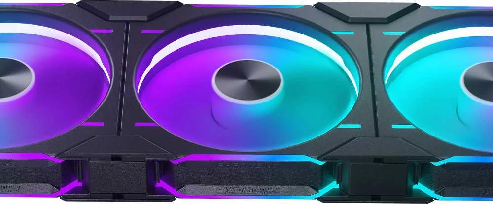 Phanteks D30 PWM Reverse Airflow, D-RGB korpuso ventiliatorius, 3-pack – 140mm, juodos spalvos