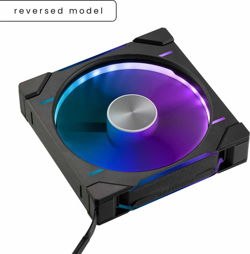 Phanteks D30 PWM Reverse Airflow, D-RGB korpuso ventiliatorius, 3-pack – 140mm, juodos spalvos