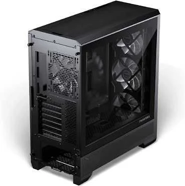 PHANTEKS Eclipse G400A PC-kompiuterio korpusas, Midi-Tower, E-ATX, Tempered Glass, D-RGB – juodos spalvos