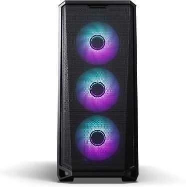 PHANTEKS Eclipse G400A PC-kompiuterio korpusas, Midi-Tower, E-ATX, Tempered Glass, D-RGB – juodos spalvos