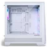 PHANTEKS Eclipse G400A PC-kompiuterio korpusas, Midi-Tower, E-ATX, Tempered Glass, D-RGB – baltos spalvos