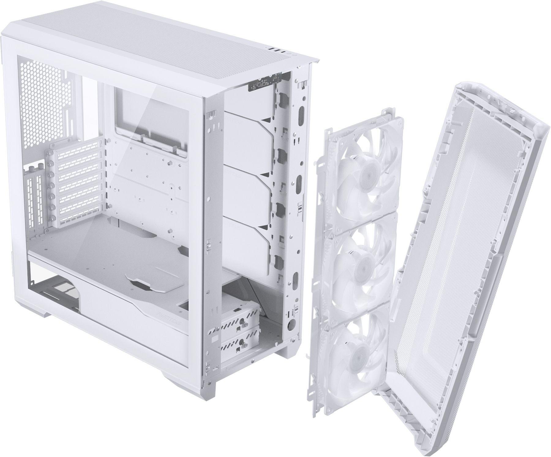 PHANTEKS Eclipse G500A D-RGB Mid-Tower tipo kompiuterio korpusas, grūdintas stiklas – baltos spalvos