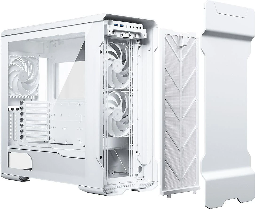 PHANTEKS Enthoo Evolv X Midi-Tower, RGB, Tempered Glass - matte baltos spalvos