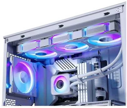 PHANTEKS Glacier One 360D30 X2 DRGB universalus skysčio aušintuvas – 360 mm, baltos spalvos
