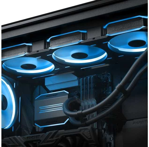 PHANTEKS Glacier One 420D30 X2 DRGB AiO Vanduo aušinimas – 420 mm, Juodas