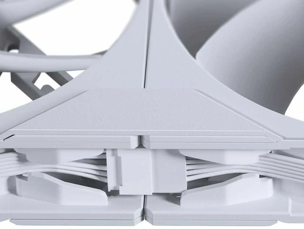 PHANTEKS M25 Gen2 PWM D-RGB korpuso ventiliatorius, 3er-Pack – Reverse Blade, 120mm, baltos spalvos