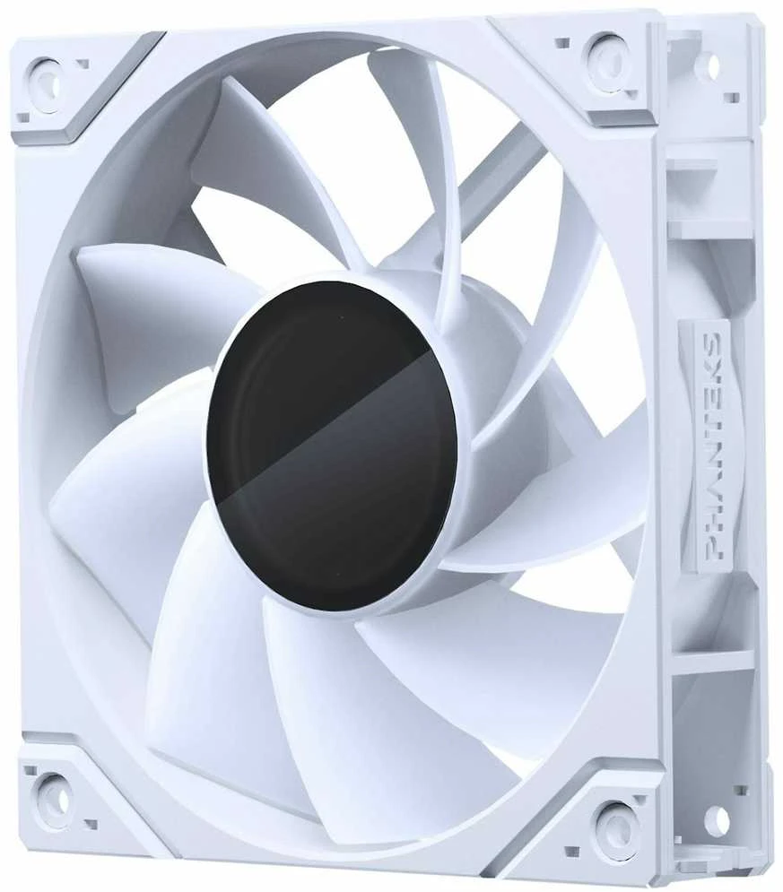 Phanteks M25 120mm baltas ventiliatorius su atvirkštinėmis mentėmis