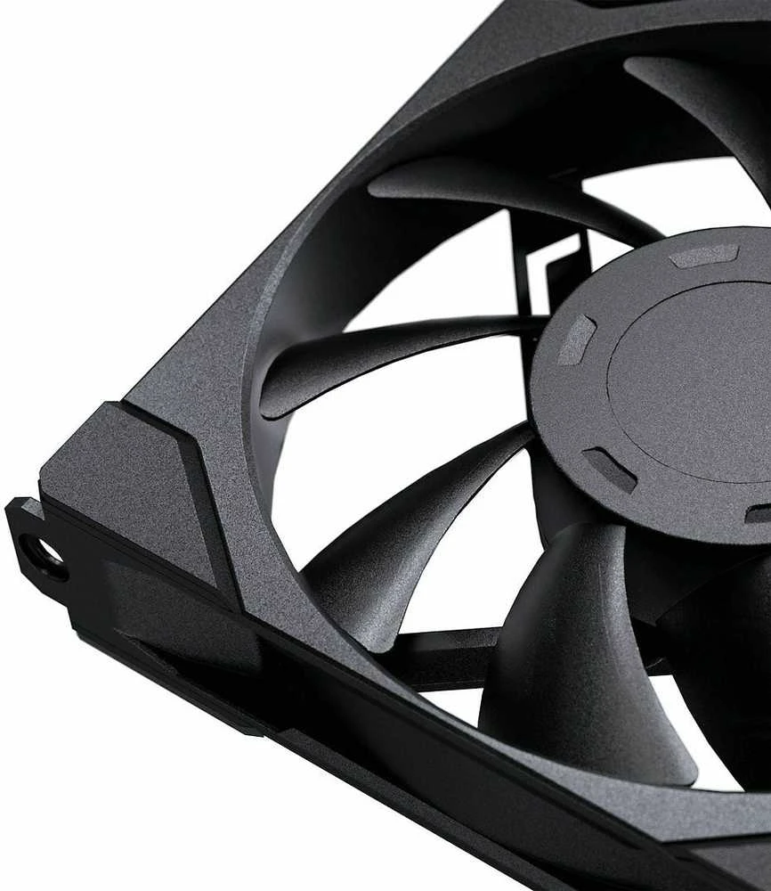 PHANTEKS M25 Gen2 PWM korpuso ventiliatorius – 120mm, juodos spalvos