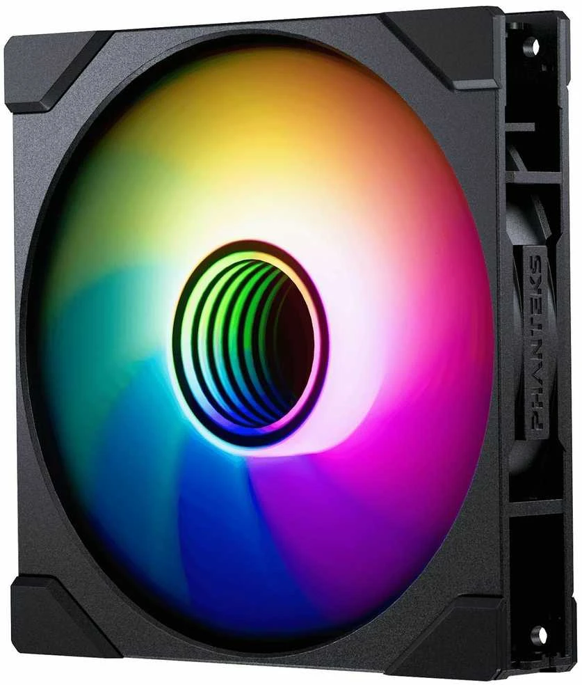 PHANTEKS M25 Gen2 PWM D-RGB korpuso ventiliatorius – Reverse Blade, 140mm, baltos spalvos