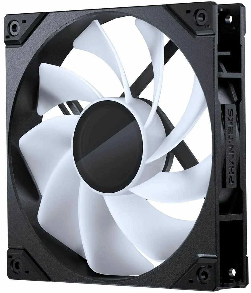 PHANTEKS M25 Gen2 PWM D-RGB korpuso ventiliatorius – Reverse Blade, 140mm, baltos spalvos
