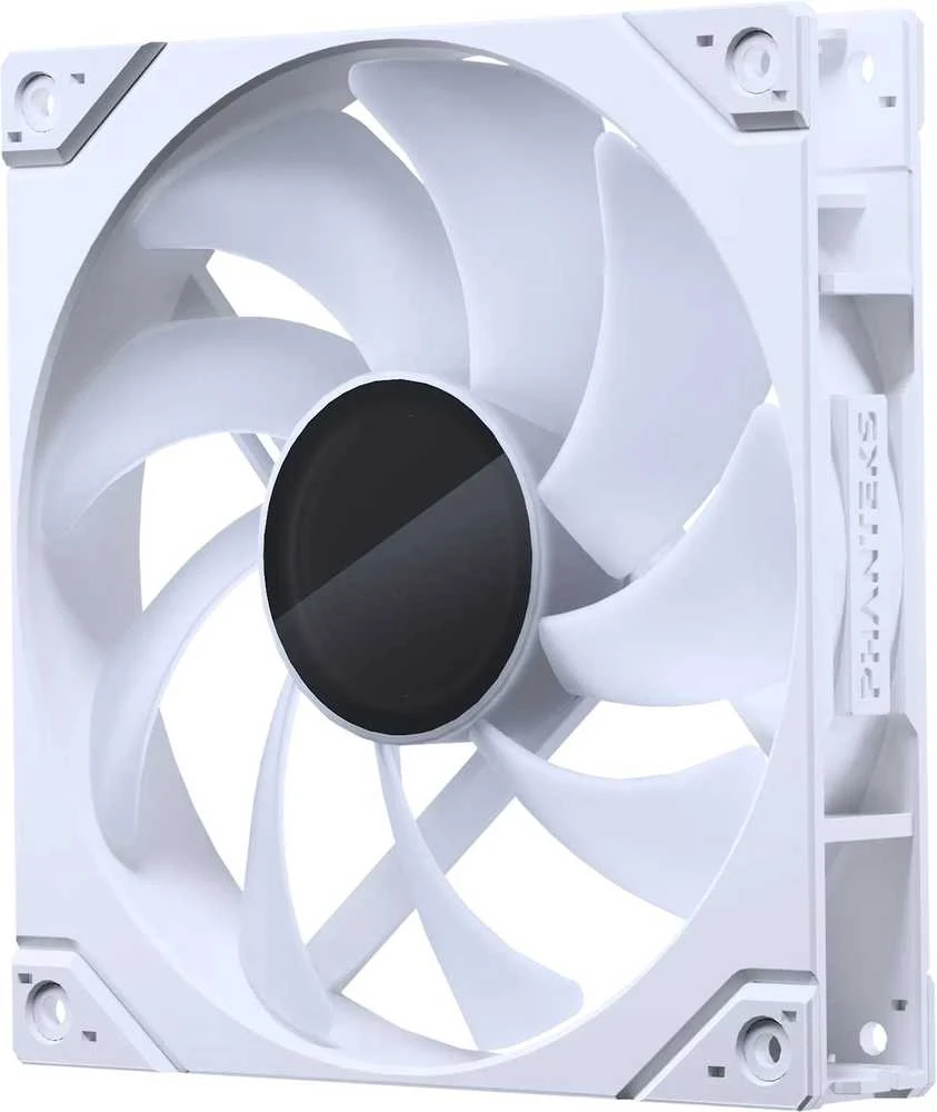 PHANTEKS M25 Gen2 PWM D-RGB korpuso ventiliatorius – Reverse Blade, 140mm, baltos spalvos