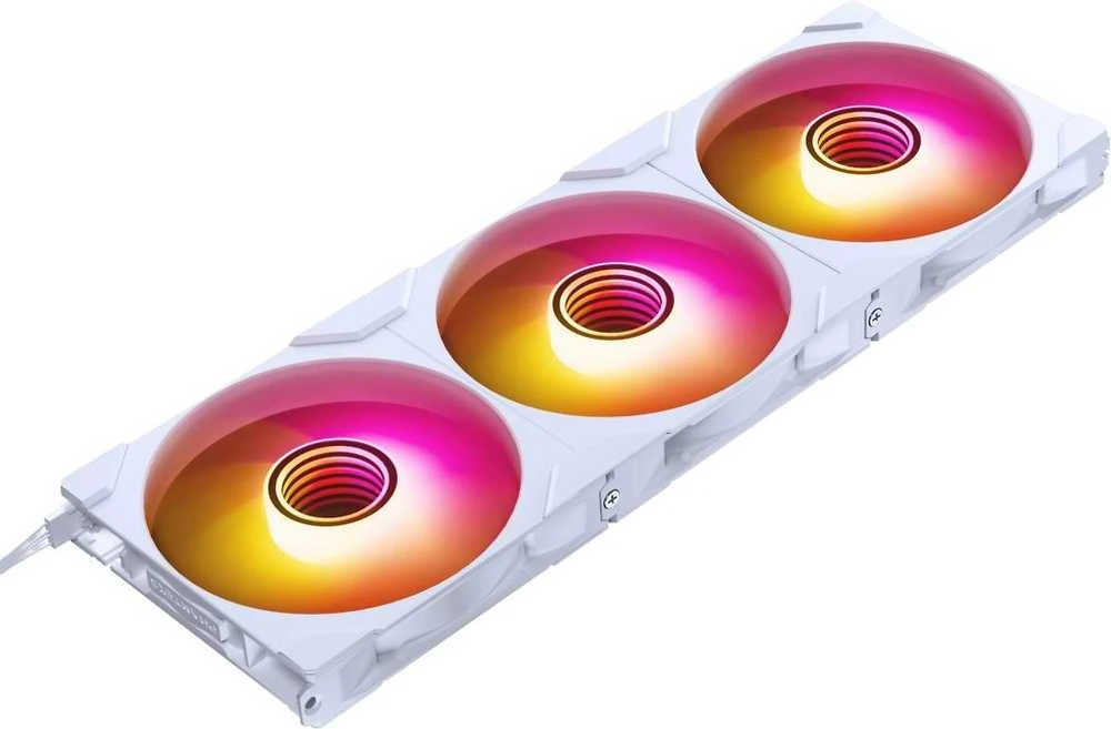 PHANTEKS M25 Gen2 PWM D-RGB korpuso ventiliatorius – Reverse Blade, 140mm, baltos spalvos