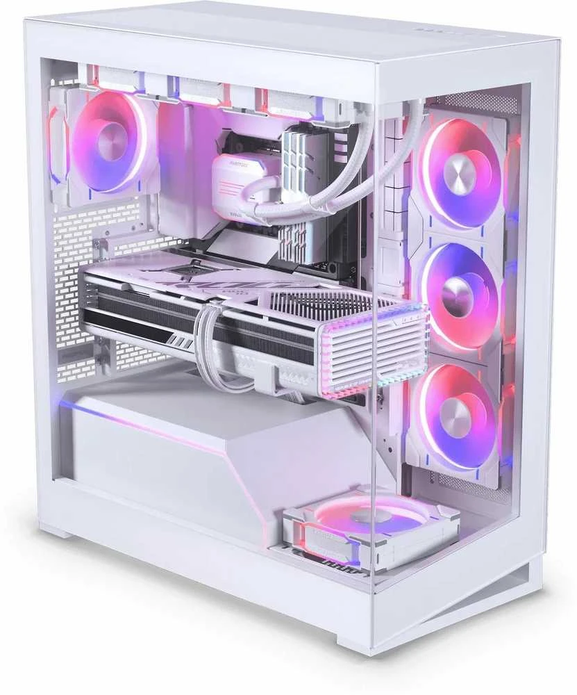 PHANTEKS NV Serija NV5 MK2, Grūdintas stiklas, DRGB - balta