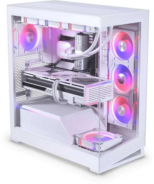 PHANTEKS NV Serija NV5 MK2, Grūdintas stiklas, DRGB - balta