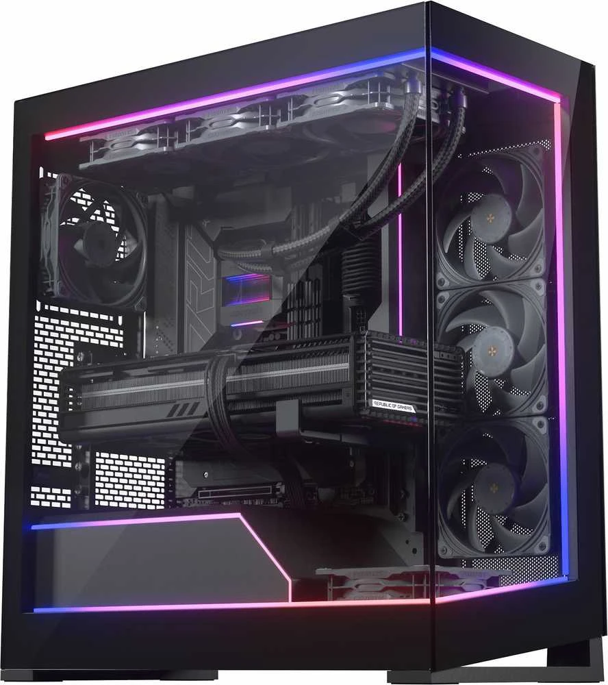 Phanteks NV5 Premium DRGB Kit + Power Hub, 3x išoriniam rėmui, 1x pagrindinės plokštės laido dangtelis - juodas