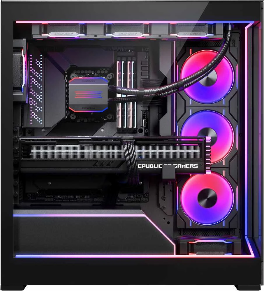 Phanteks NV5 Premium DRGB Kit + Power Hub, 3x išoriniam rėmui, 1x pagrindinės plokštės laido dangtelis - juodas