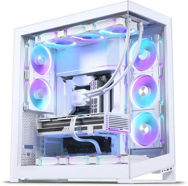 PHANTEKS NV-Series NV9 MK2 PC-kompiuterio korpusas, Big-Tower, EATX, DRGB, Tempered Glass – baltos spalvos