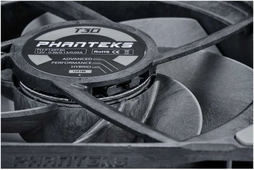 PHANTEKS T30 PWM 120mm Fan, Triple-Pack – juodas
