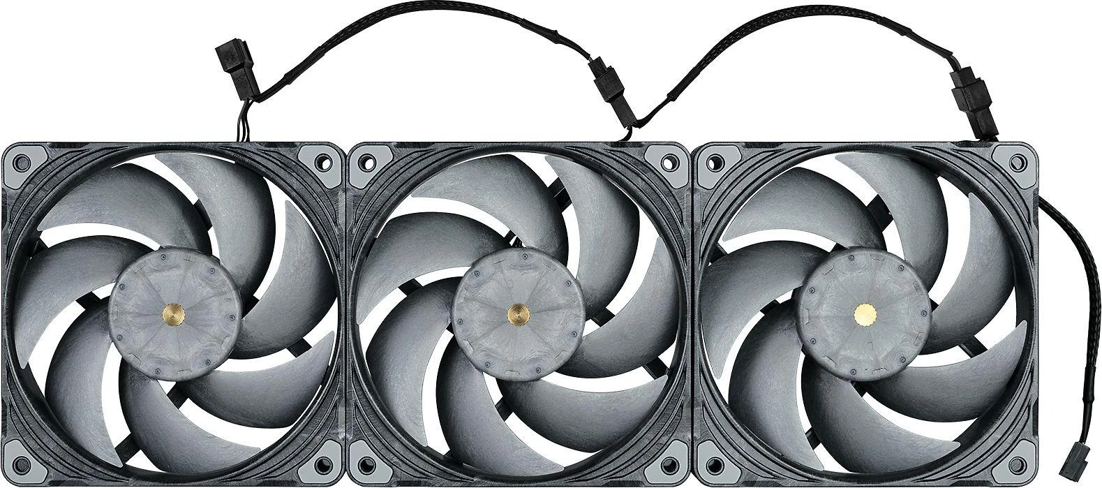 PHANTEKS T30 PWM 120mm Fan, Triple-Pack – juodas