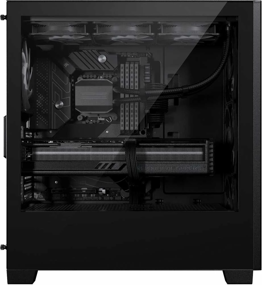Phanteks XT Pro grūdinto stiklo langai - juoda