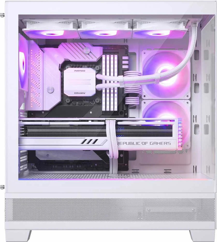 Phanteks XT View grūdinto stiklo langai, D-RGB - balta