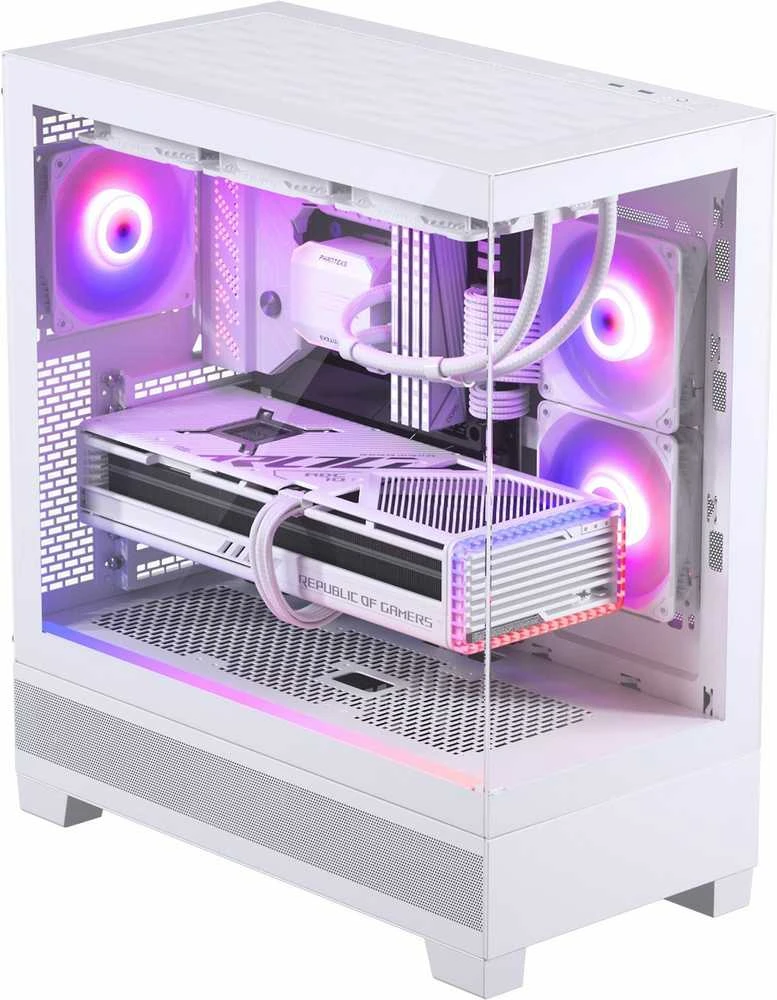Phanteks XT View grūdinto stiklo langai, D-RGB - balta