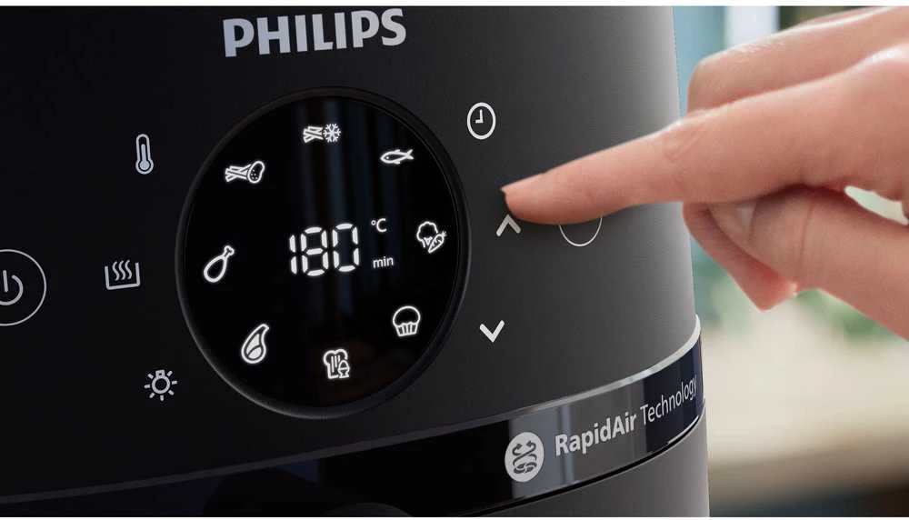 Gruzdintuvė Air fryer Philips AirFryer 2000 Series 4.2 l (sidabrinis)