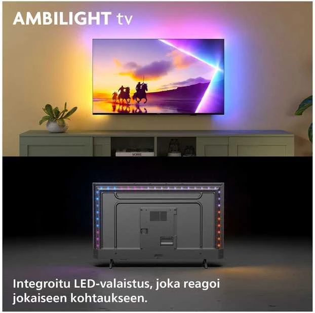 „Philips 50 PUS8550“ – 4K QLED „Ambilight“ televizorius