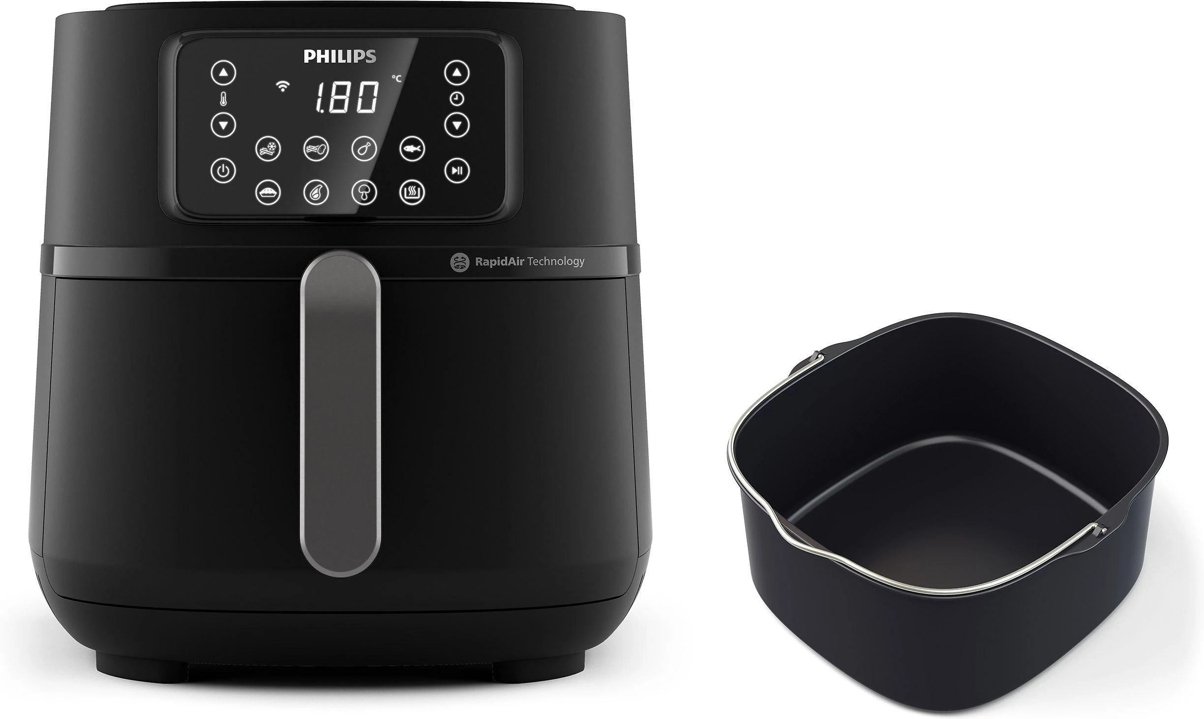 Gruzdintuvė Philips 5000 serija HD9285/93, Juodos spalvos